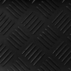 Alfombra para el suelo Negro 1 x 2 m Goma