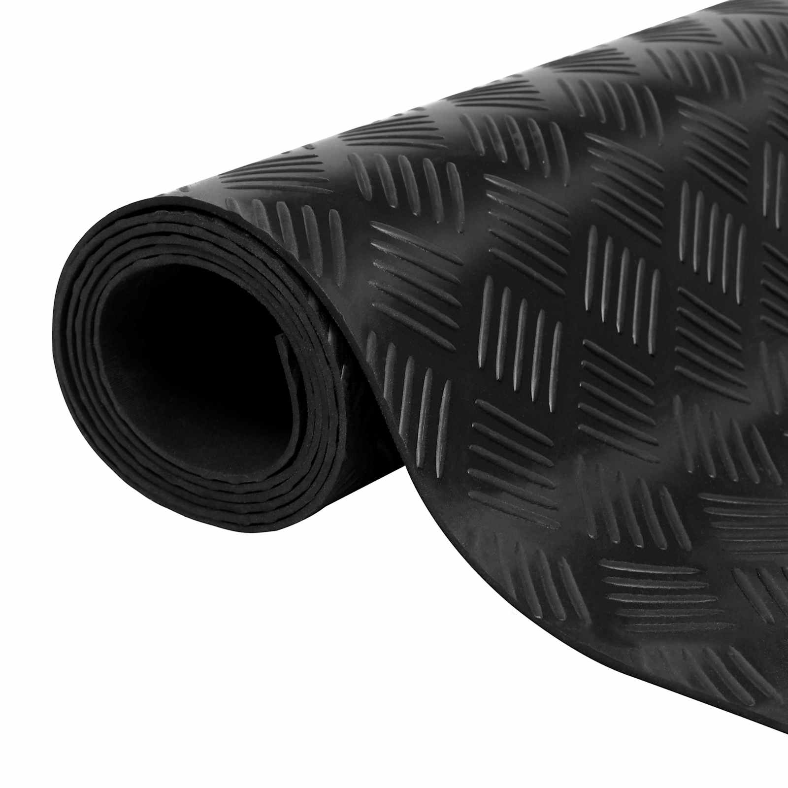 Alfombra para el suelo Negro 1 x 2 m Goma