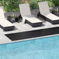 Black Rubber Floor Mat 1 x 2 m