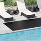 Black Rubber Floor Mat 1 x 2 m