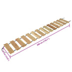 Rollo de decking Natural 35 x 300 cm Madera de pino impregnada