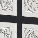 Decoración artística Negro y 40 x 40 x 1,5 cm