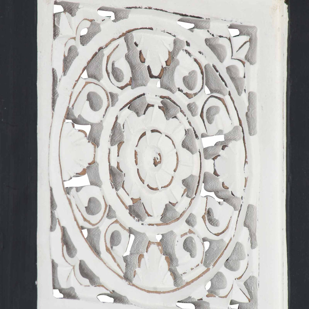 Decoración artística Negro y 40 x 40 x 1,5 cm