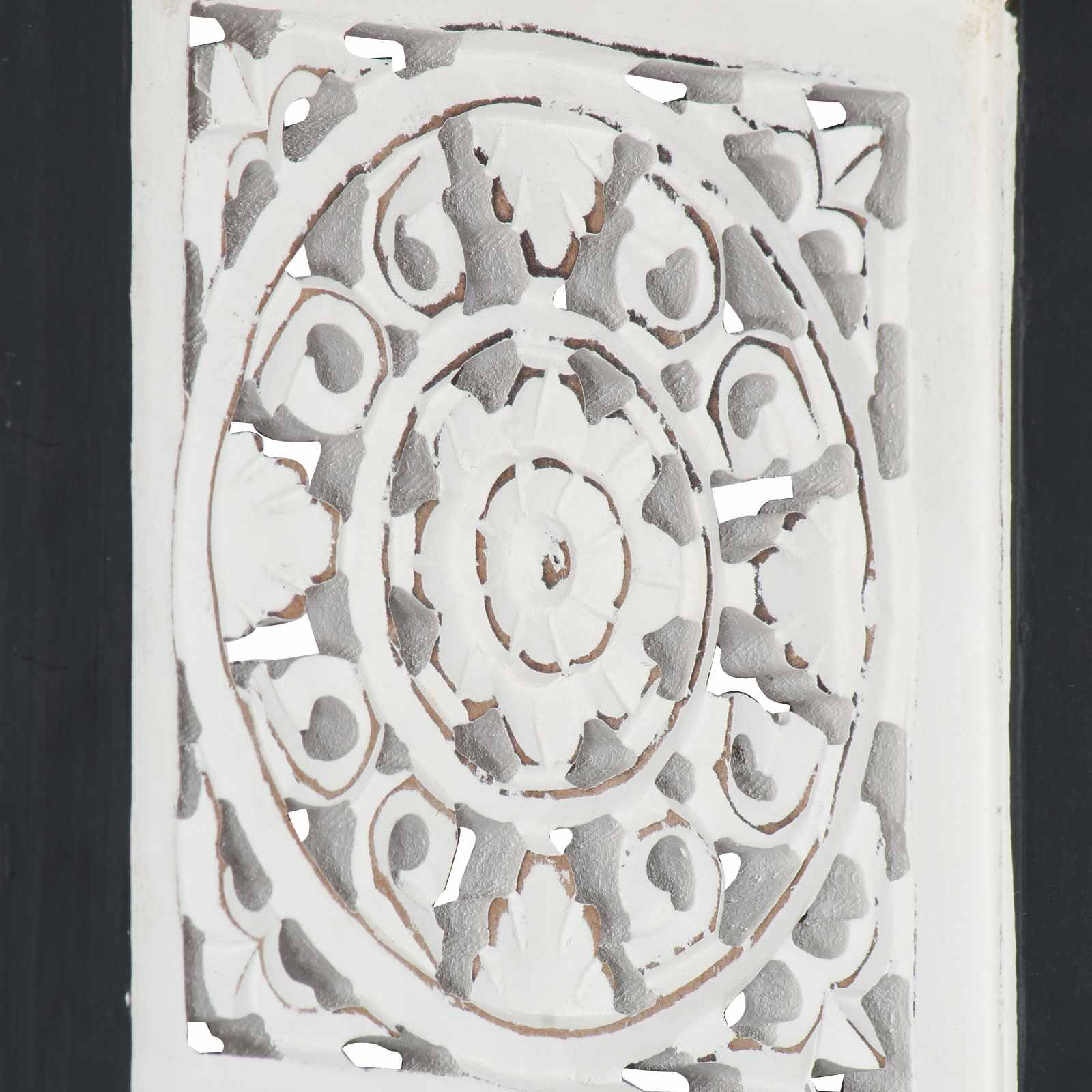 Decoración artística Negro y 40 x 40 x 1,5 cm