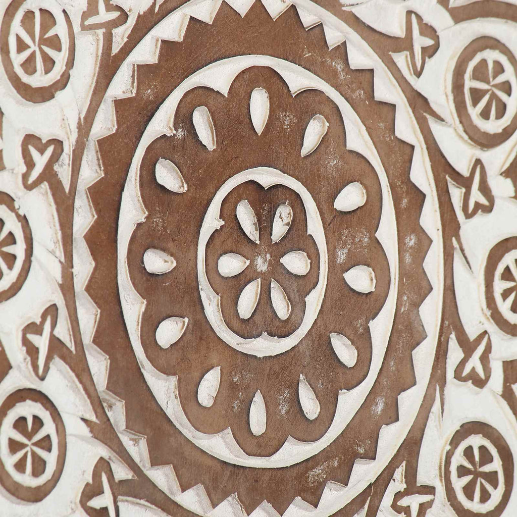 Decoración artística 2 pcs Marrón y 40 x 40 x 1,5 cm