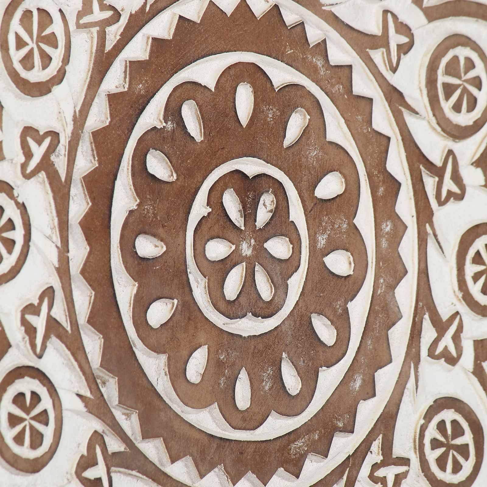Decoración artística 2 pcs Marrón y 40 x 40 x 1,5 cm