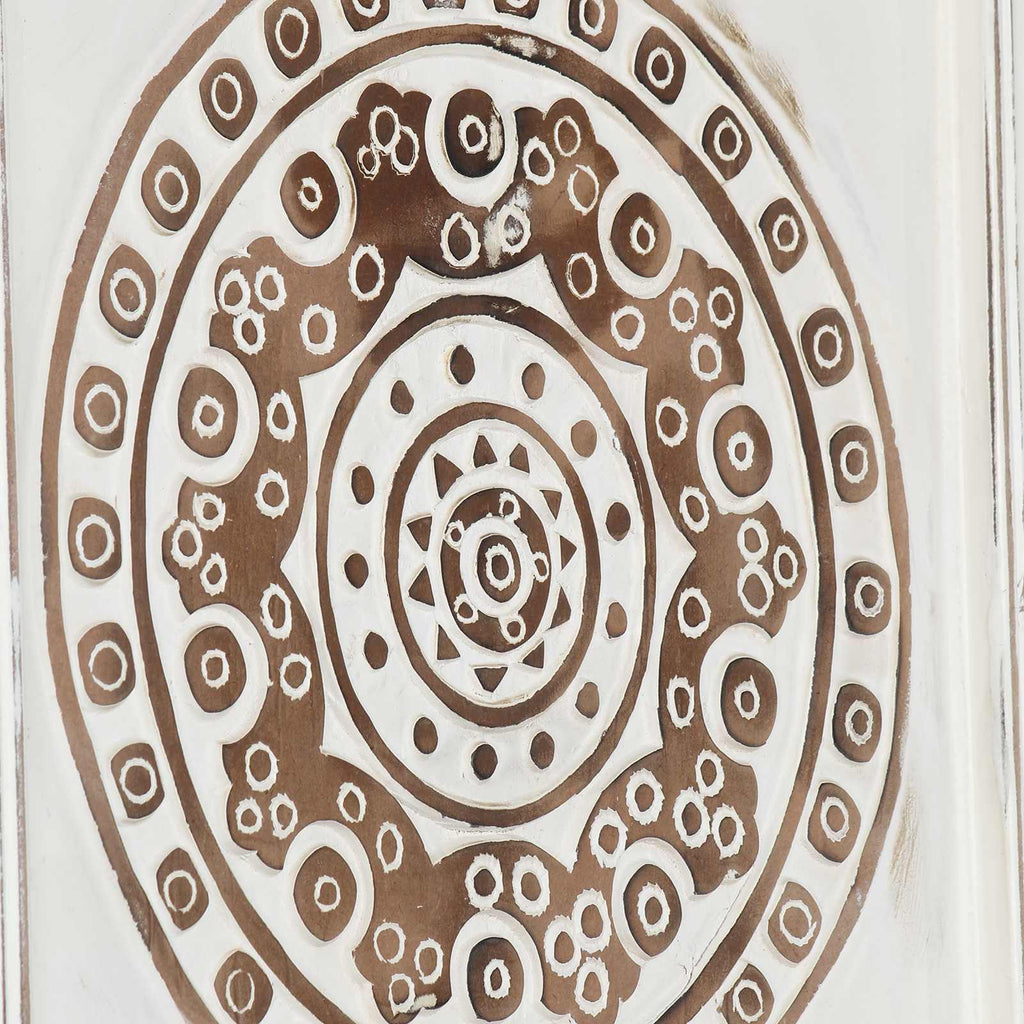 Decoración artística 2 pcs Marrón y 40 x 40 x 1,5 cm
