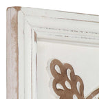Decoración artística 2 pcs Marrón y 40 x 40 x 1,5 cm
