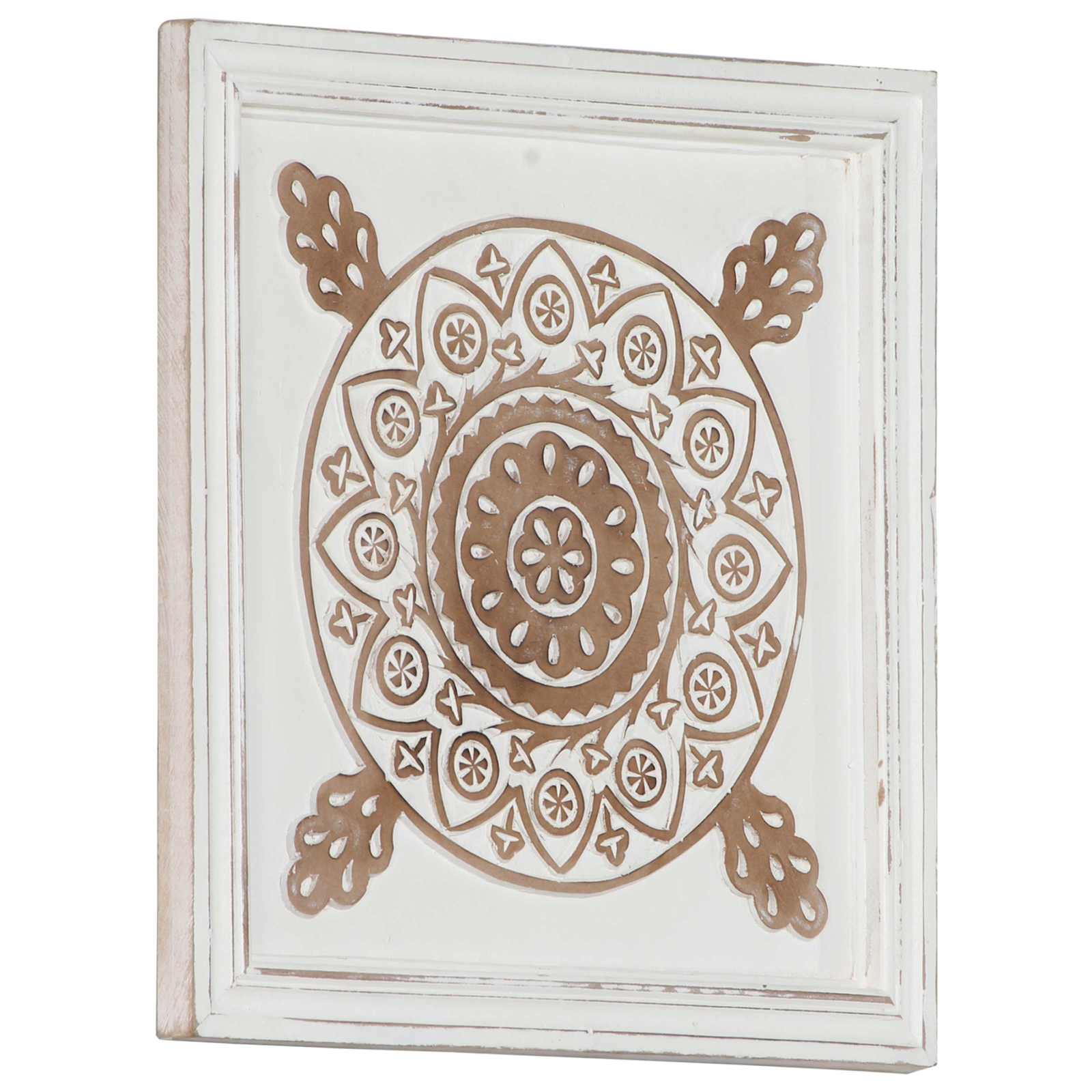 Decoración artística 2 pcs Marrón y 40 x 40 x 1,5 cm
