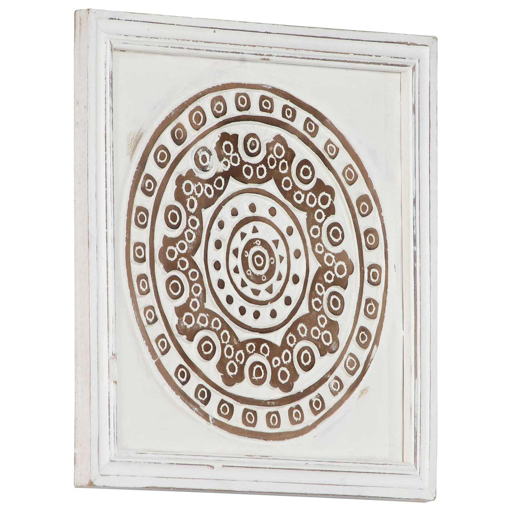 Decoración artística 2 pcs Marrón y 40 x 40 x 1,5 cm