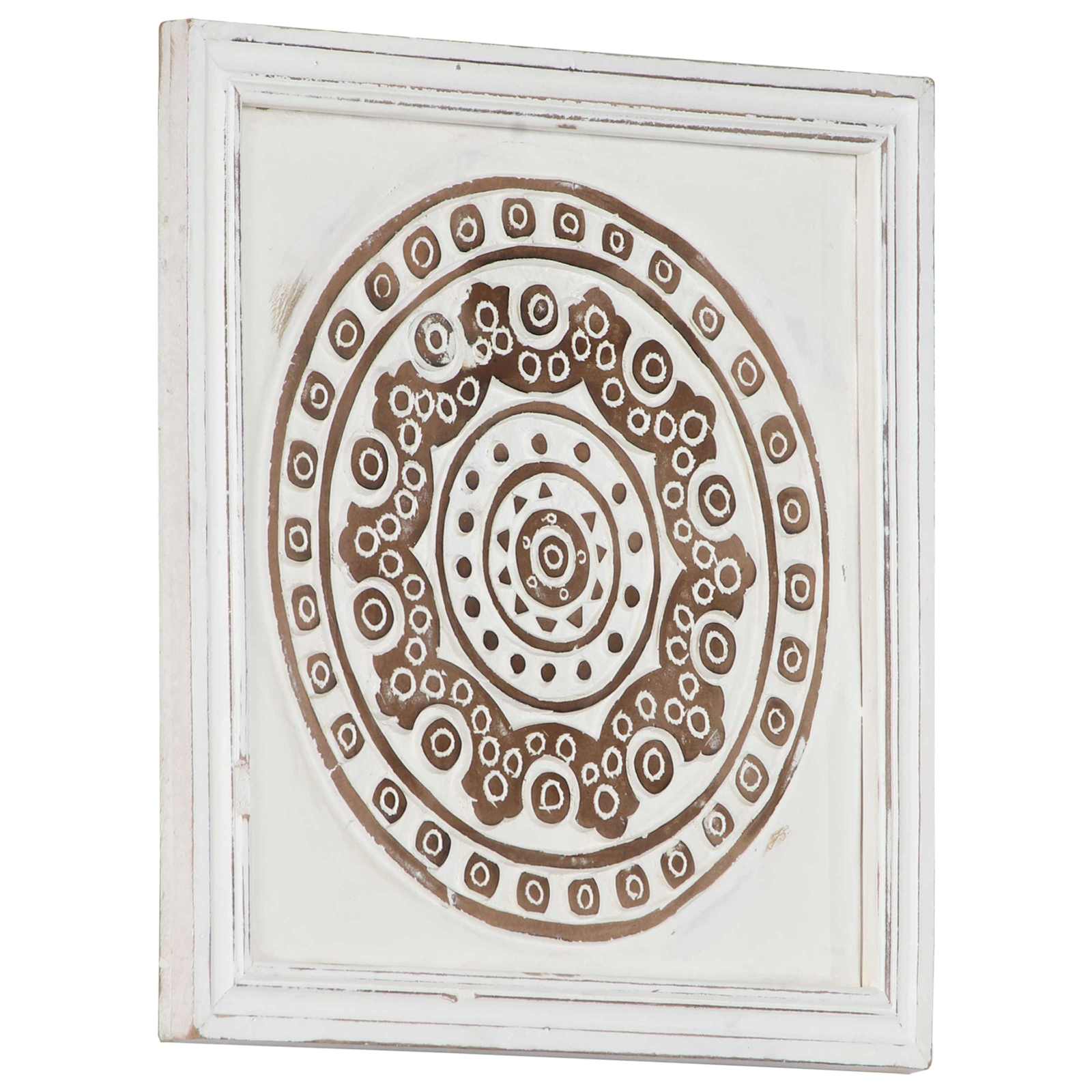 Decoración artística 2 pcs Marrón y 40 x 40 x 1,5 cm