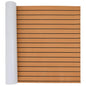 Light Gray and White Boat Carpet. 240 x 60 cm EVA