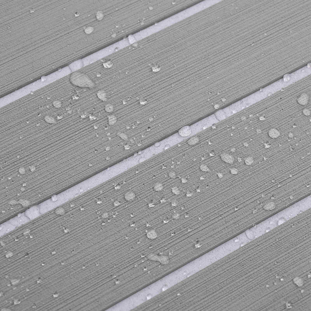 Alfombra para Barcos Gris claro y blanco. 240 x 60 cm EVA