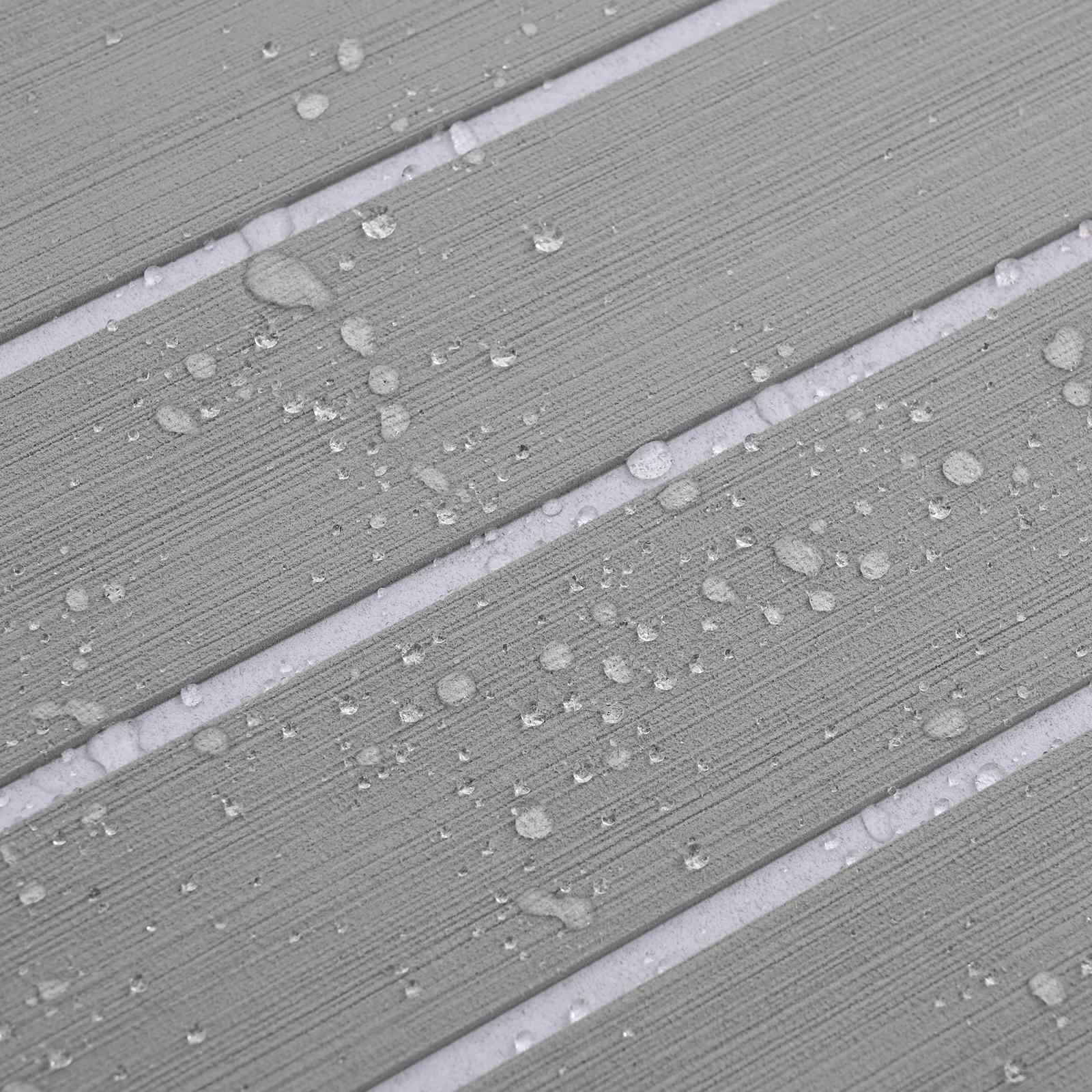 Alfombra para Barcos Gris claro y blanco. 240 x 60 cm EVA