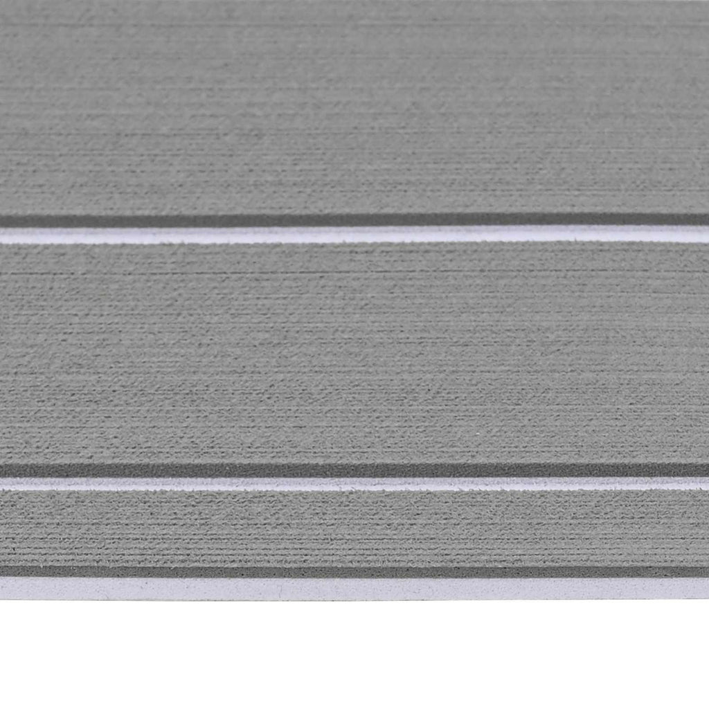 Alfombra para Barcos Gris claro y blanco. 240 x 60 cm EVA