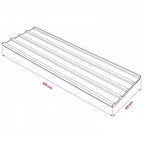 Panel de techo 12 pcs Antracita 129 x 45 cm Acero galvanizado