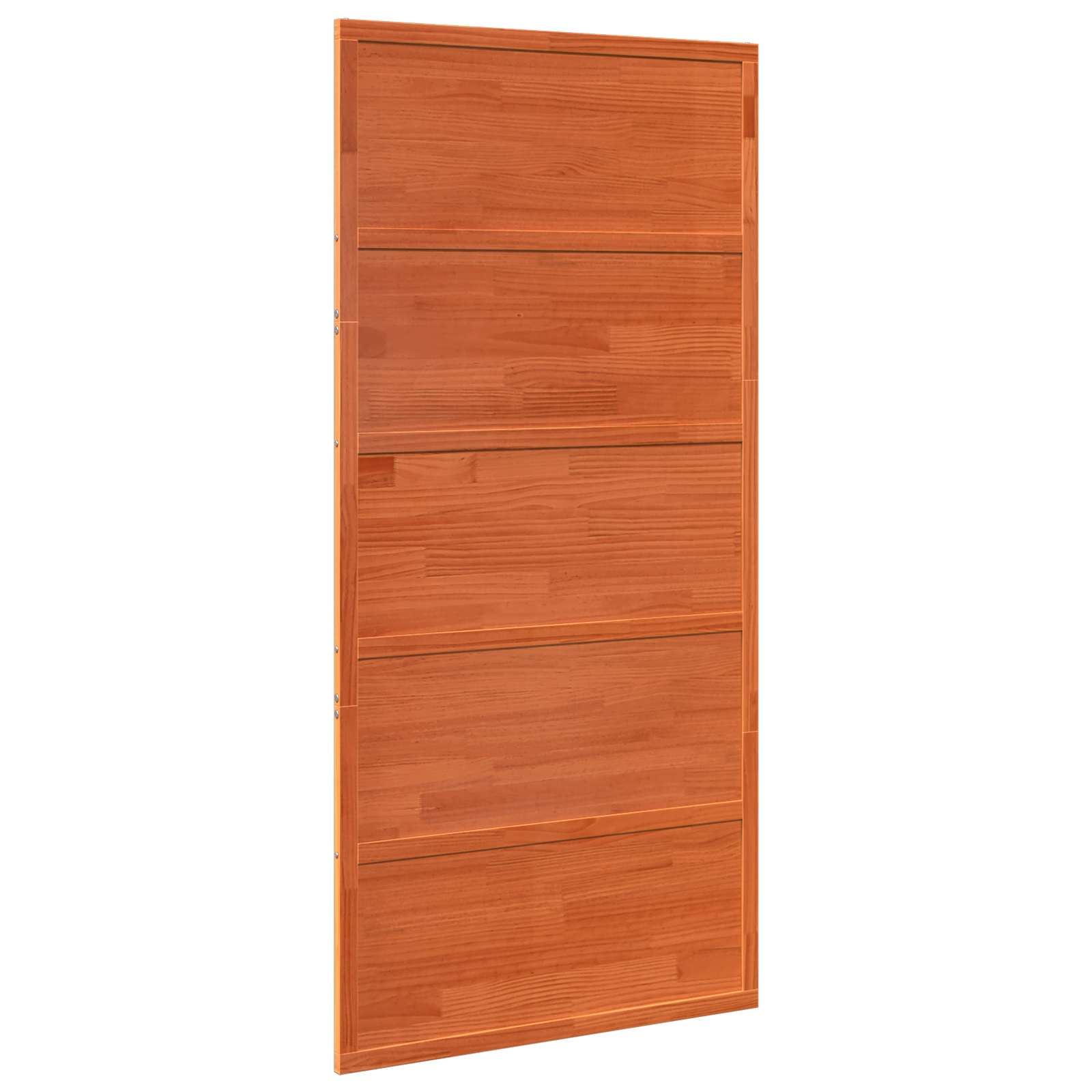 Puerta Corrediza Marrón cera Madera de Pino Maciza