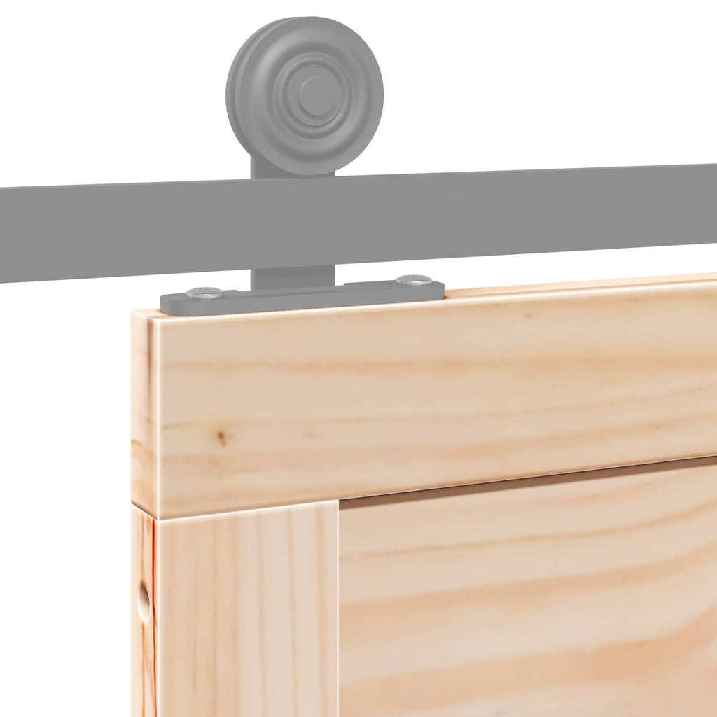 Puerta Corrediza Natural 100 x 2,5 x 208 cm