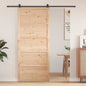 Puerta Corrediza Natural 100 x 2,5 x 208 cm