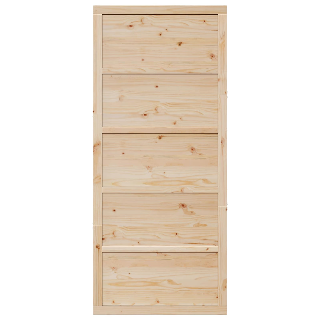 Puerta Corrediza Natural 100 x 2,5 x 208 cm