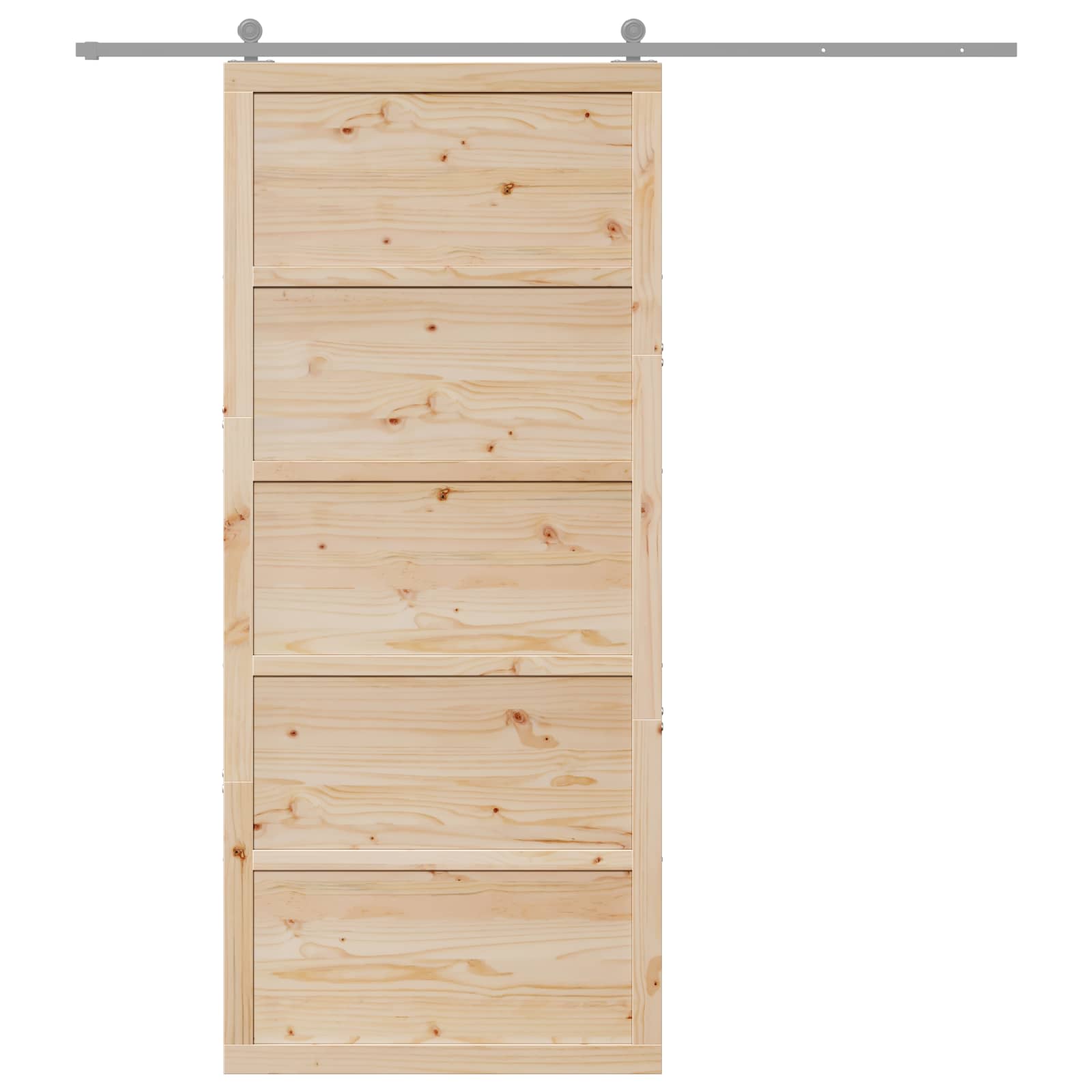 Puerta Corrediza Natural 100 x 2,5 x 208 cm