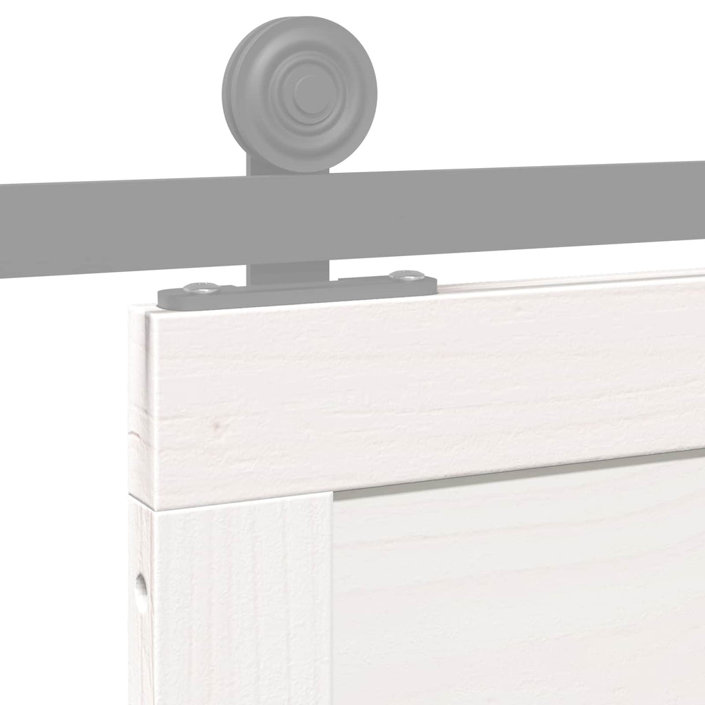 Puerta Corrediza Blanco 100 x 2,5 x 208 cm