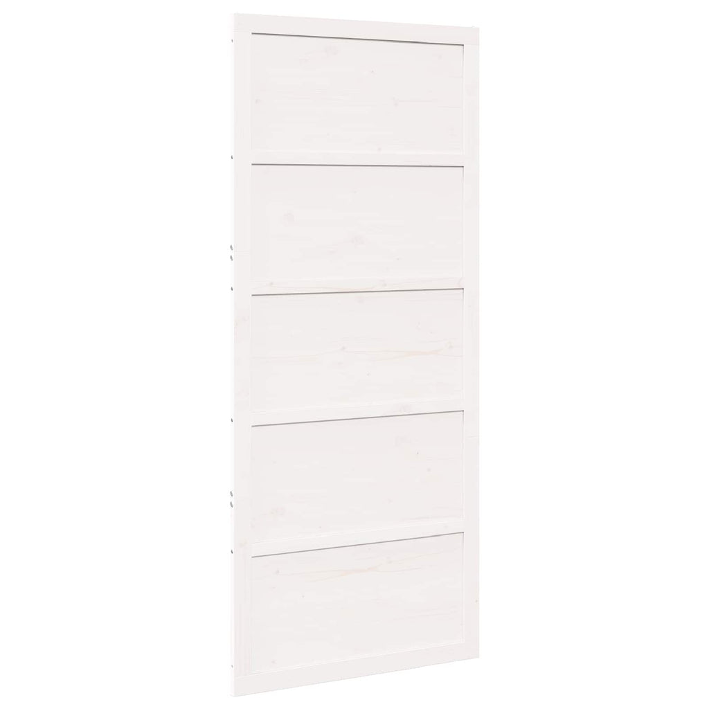 Puerta Corrediza Blanco 100 x 2,5 x 208 cm