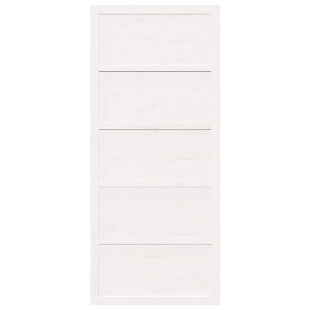 Puerta Corrediza Blanco 100 x 2,5 x 208 cm