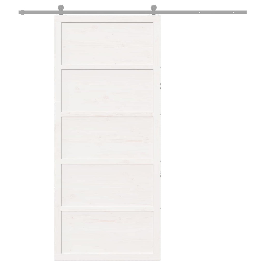 Puerta Corrediza Blanco 100 x 2,5 x 208 cm