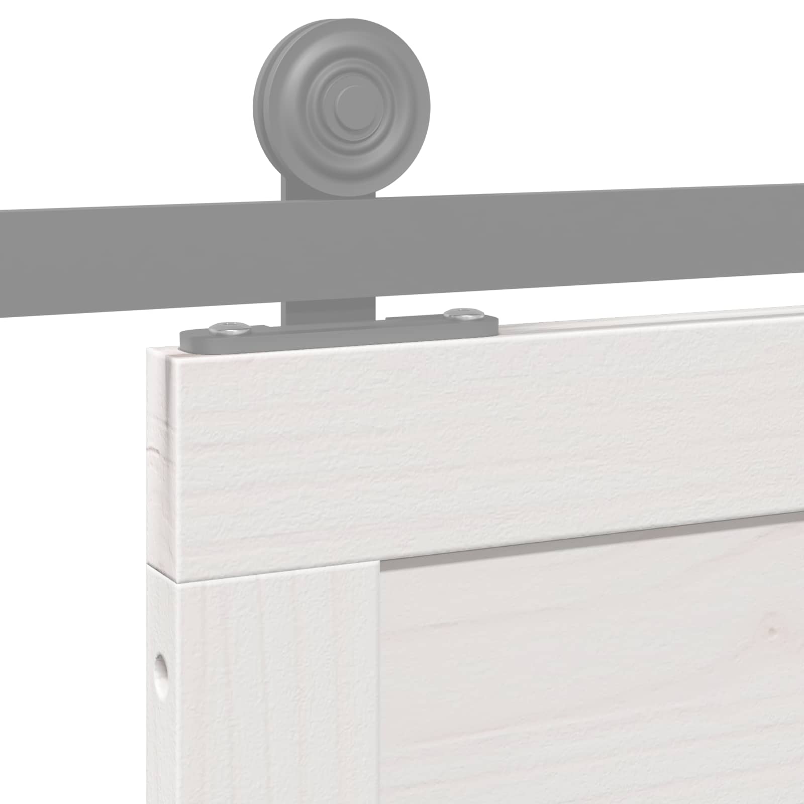 Puerta Corrediza 100 x 2,5 x 208 cm Madera de Pino Maciza