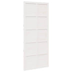 Puerta Corrediza 100 x 2,5 x 208 cm Madera de Pino Maciza