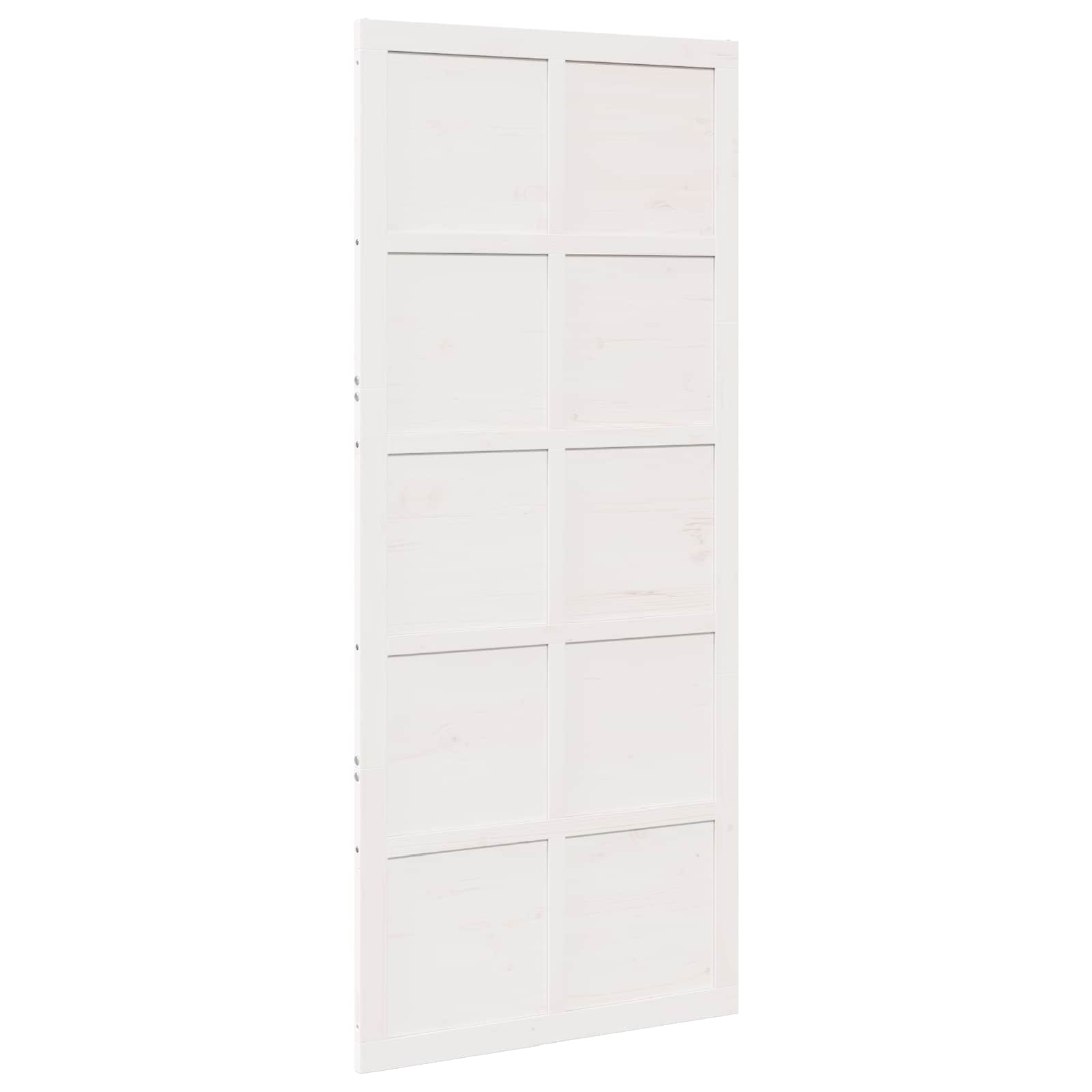 Puerta Corrediza 100 x 2,5 x 208 cm Madera de Pino Maciza