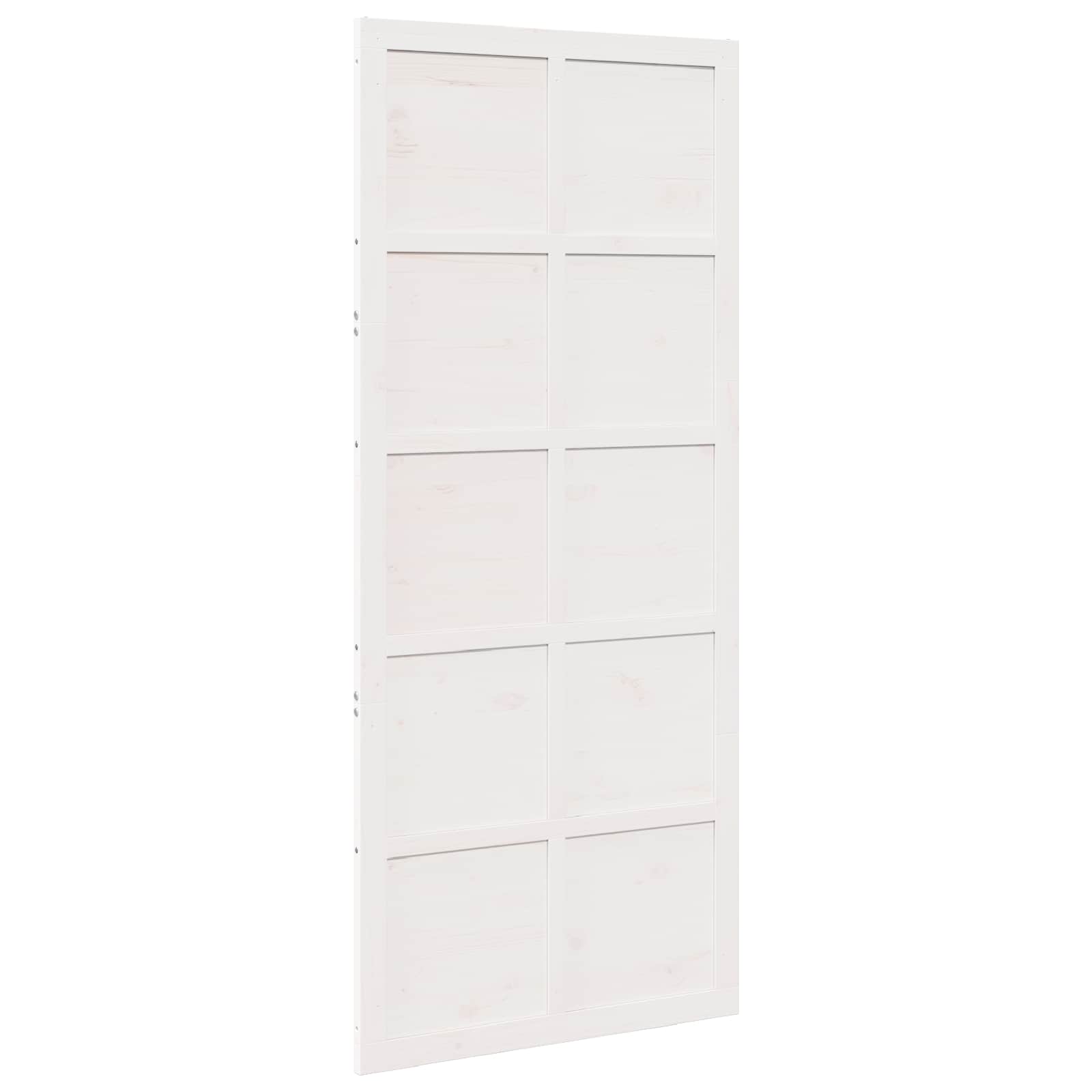 Puerta Corrediza 100 x 2,5 x 208 cm Madera de Pino Maciza