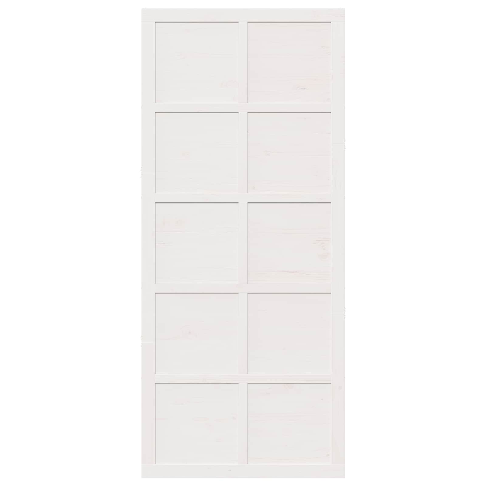 Puerta Corrediza 100 x 2,5 x 208 cm Madera de Pino Maciza