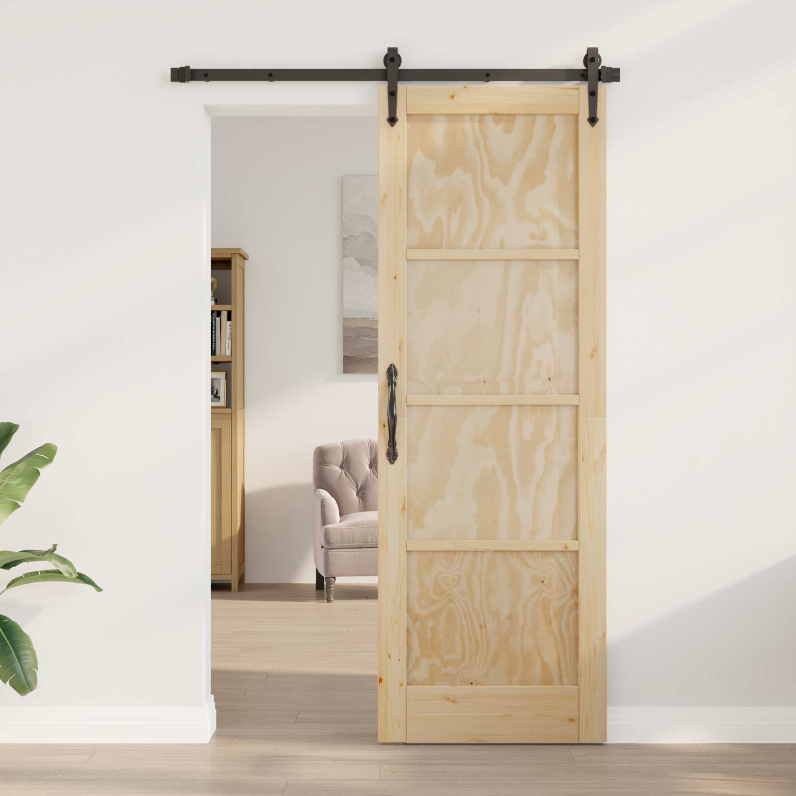 White Interior Door 61 x 198.5 cm Plywood