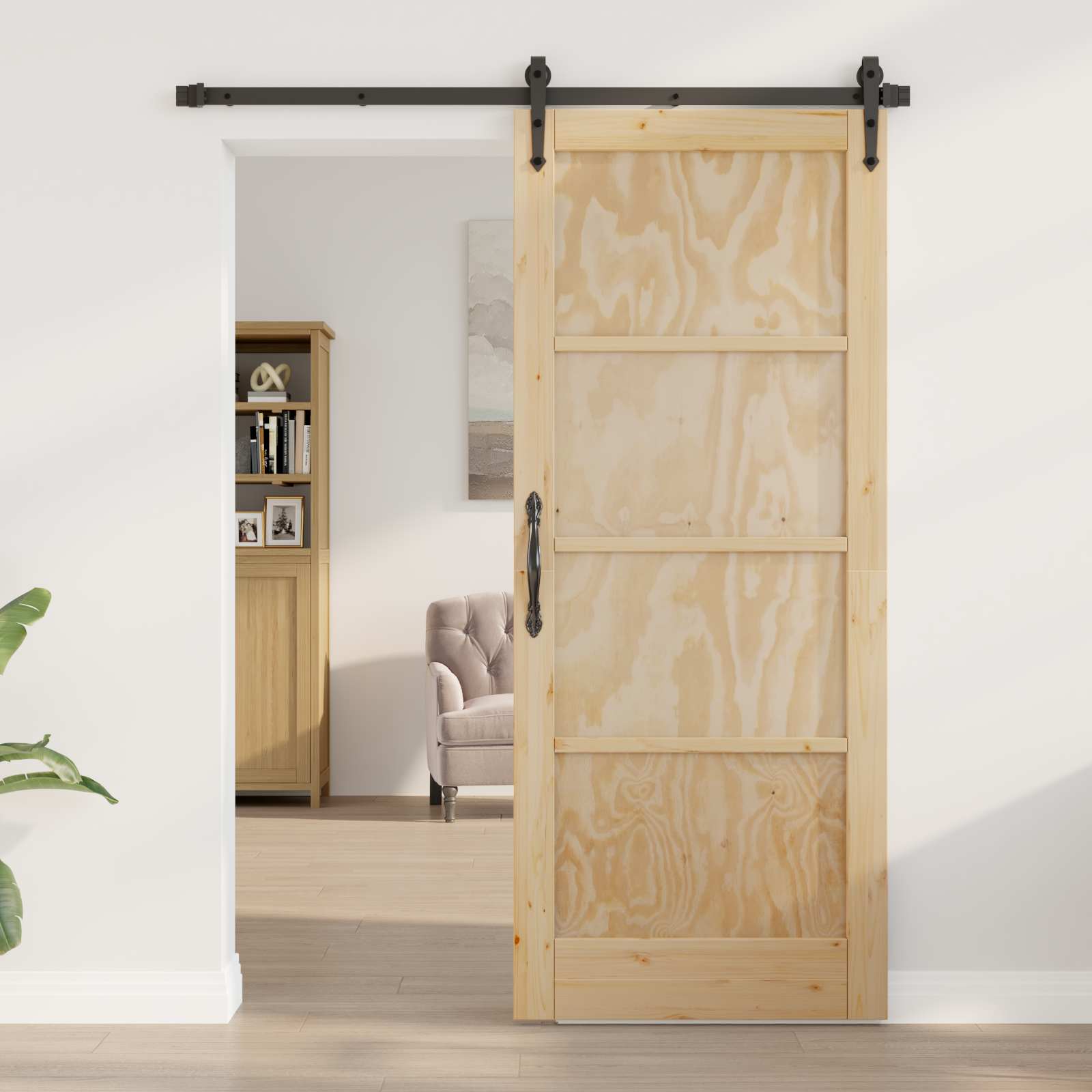 White Interior Door 61 x 198.5 cm Plywood