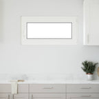 Ventana de sótano RISOR 100 x 50 cm PVC y vidrio Blanco
