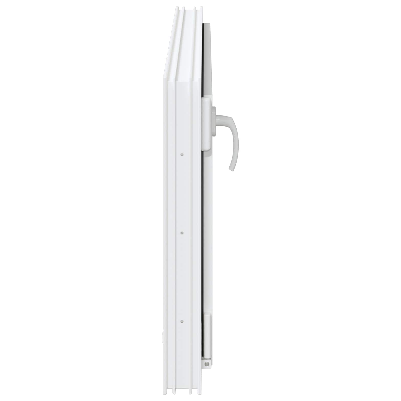 Ventana de sótano RISOR 100 x 50 cm PVC y vidrio Blanco