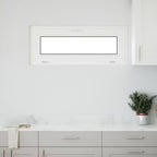 Ventana de sótano RISOR 100 x 40 cm PVC y vidrio Blanco