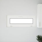 Ventana de sótano RISOR 100 x 40 cm PVC y vidrio Blanco