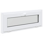 Ventana de sótano RISOR 100 x 40 cm PVC y vidrio Blanco