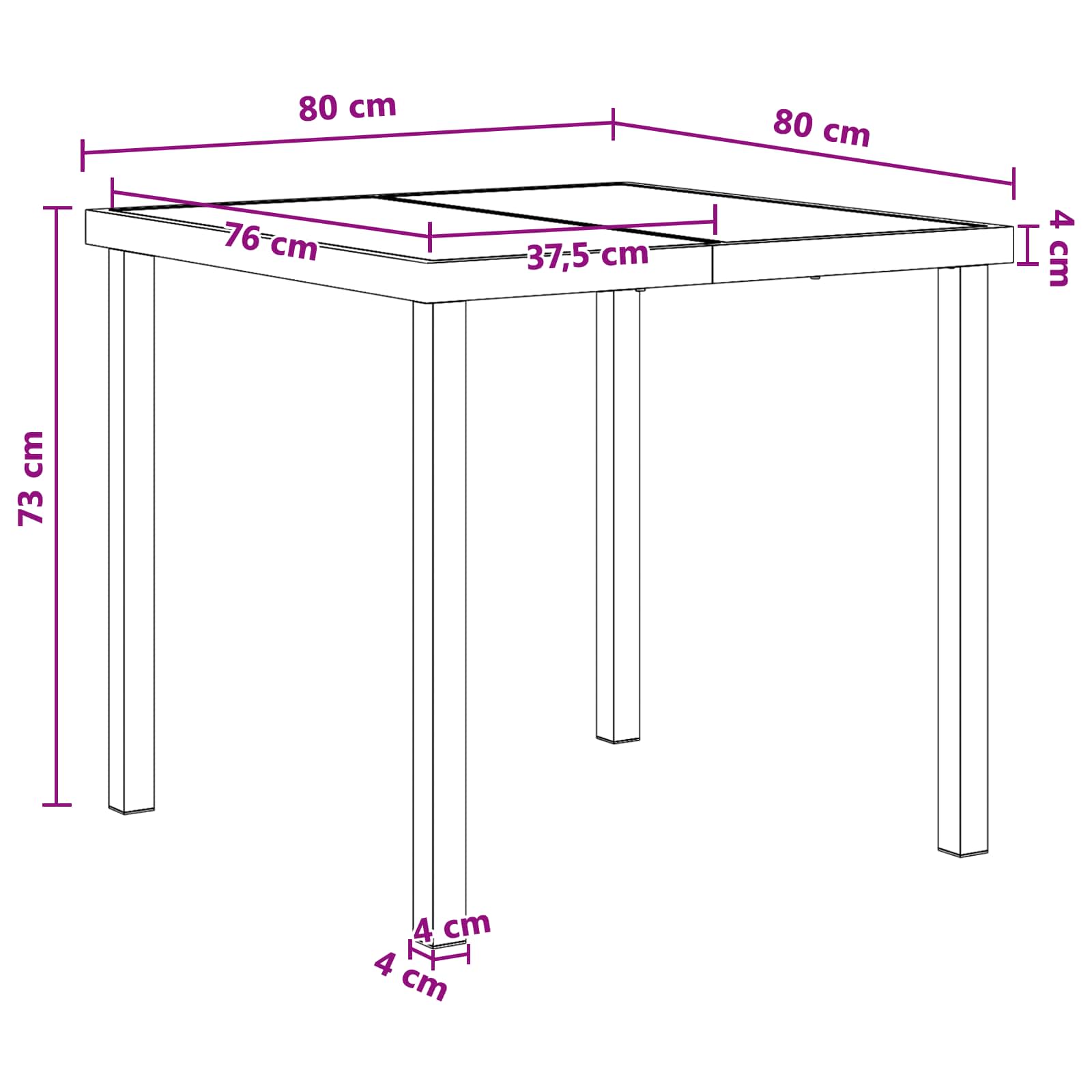 Conjunto de Comedor de Jardín 5 pcs Negro y gris oscuro