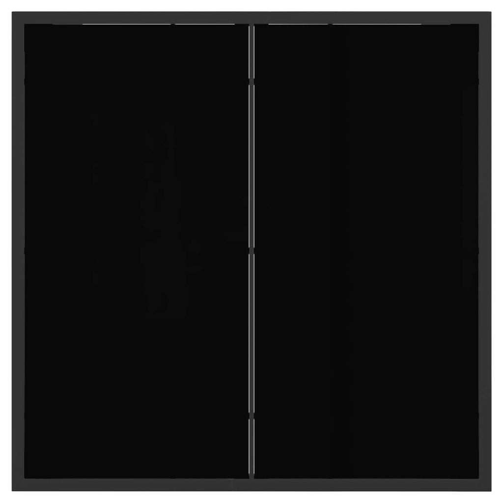 Conjunto de Comedor de Jardín 5 pcs Negro y gris oscuro