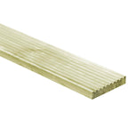 Tablón de Decking 8 pcs Verde Impregnado 1,16 m²