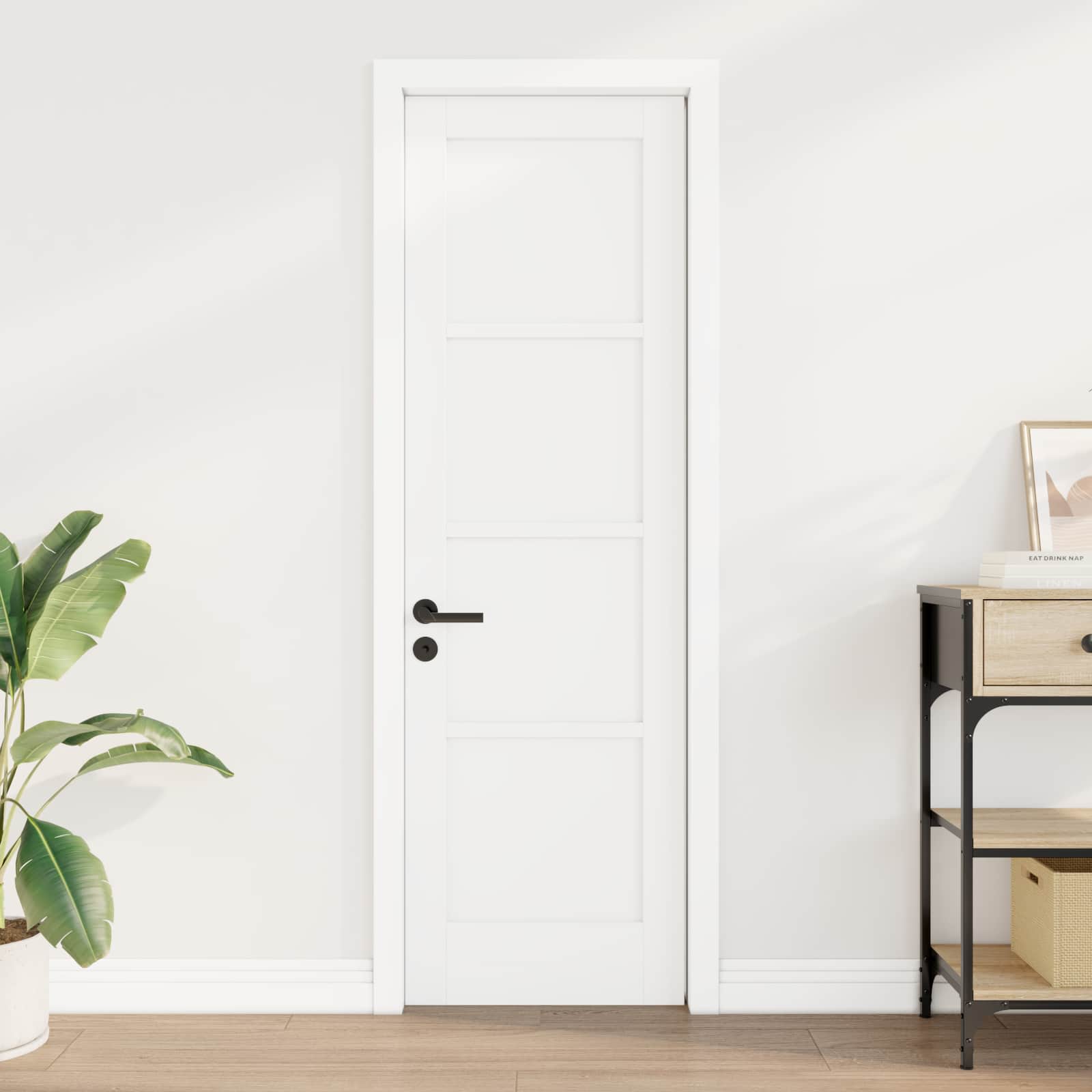 Puerta Interior Blanco 61 x 198,5 cm Madera contrachapada