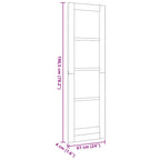 Puerta Interior Blanco 61 x 198,5 cm Madera contrachapada