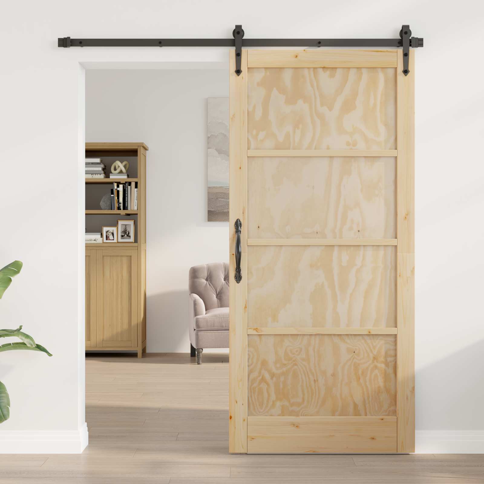 White Interior Door 61 x 198.5 cm Plywood