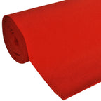 Alfombra Rojo 1 x 10 m Poliéster