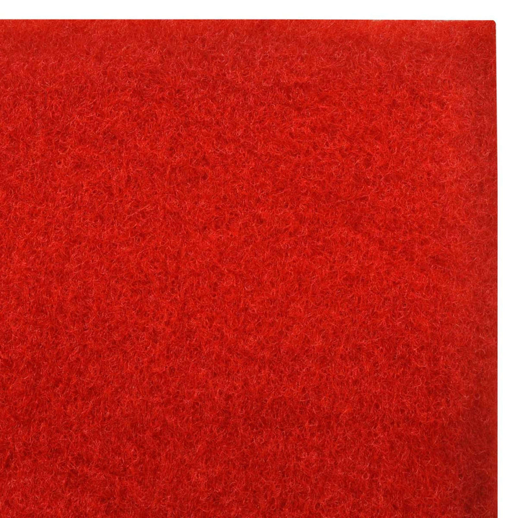 Alfombra Rojo 1 x 10 m Poliéster