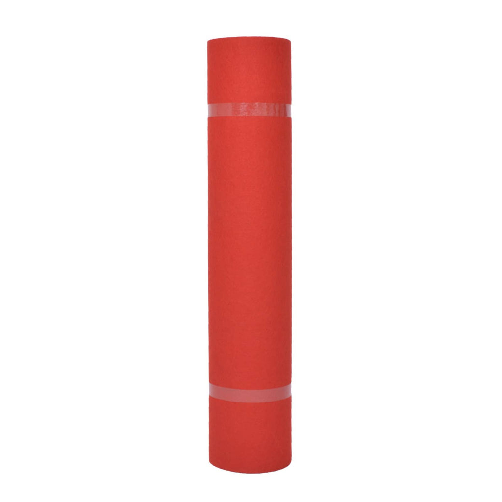 Alfombra Liso Rojo 1 x 12 m Tela